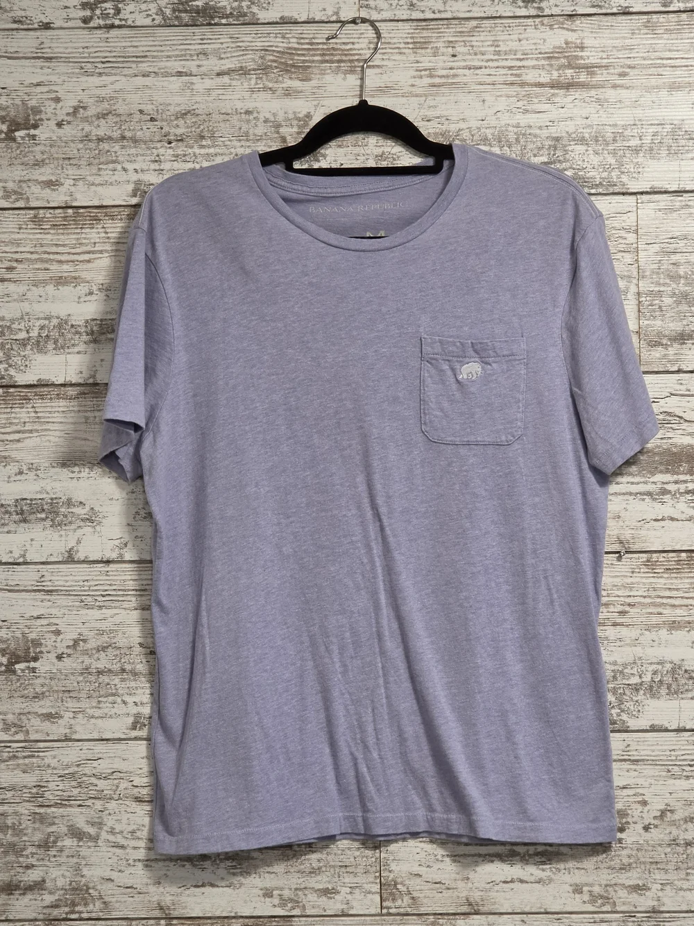 Banana Republic Lavender Short Sleeve Pocket Tee